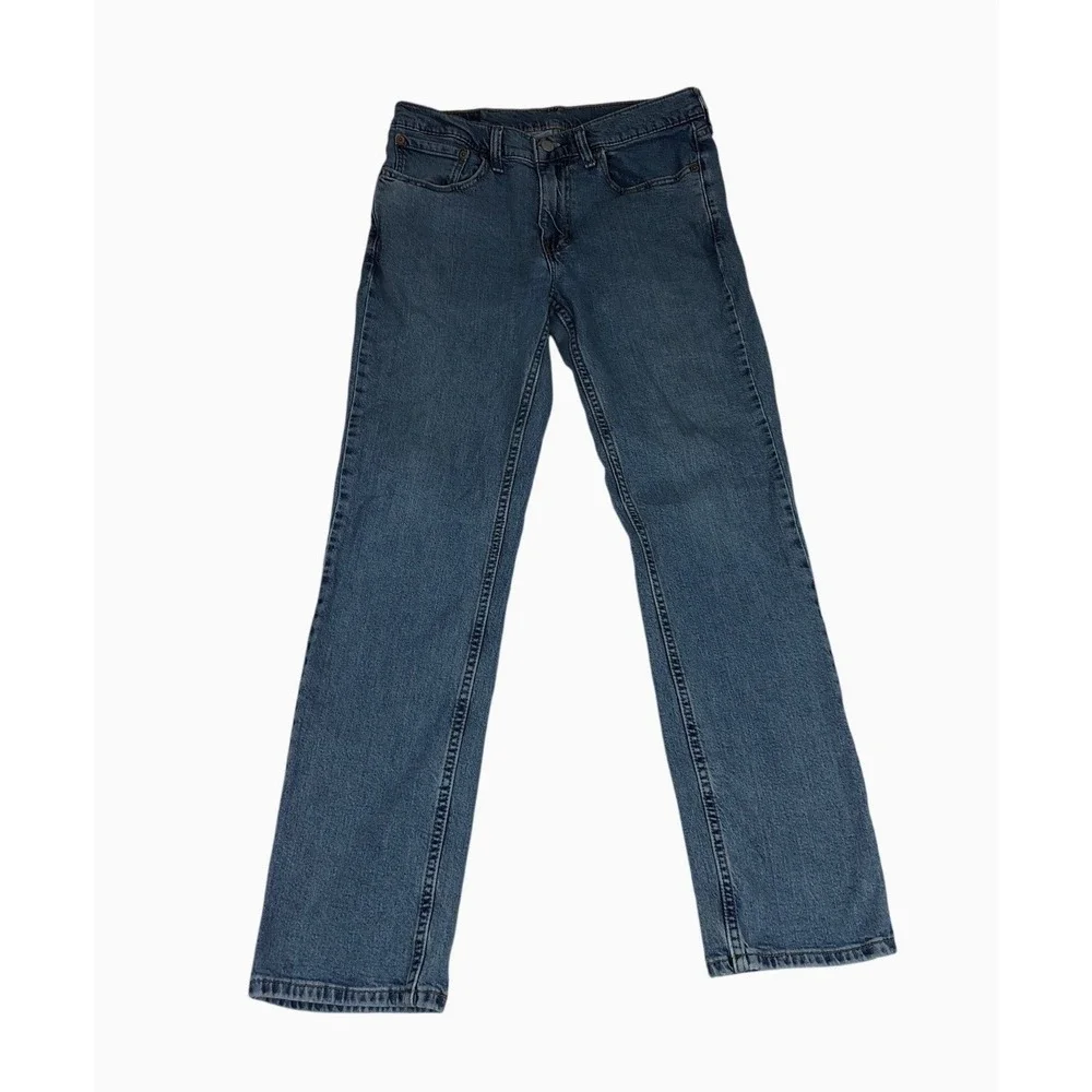 Levis 514 Straight Fit Mens Jeans 32x32 Medium Wash‎ Blue Denim Streetwear